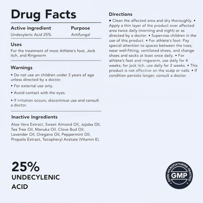 Antifungal Pen - Cures MostAthlete'sFoot, Jock Itch, and Ringworm -25%Undecylenic Acidwith added Tea Tree,Jojoba, Clove Bud Oils 4 Aloe -3-PackTwist Pen(9ML Volume)(2Pack)